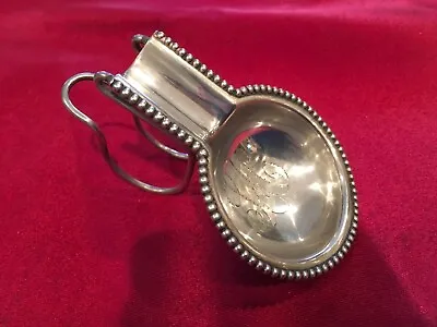 STERLING SILVER WINE TASTER “UDALL & BALLOU” #440J W/ Monogram • $200