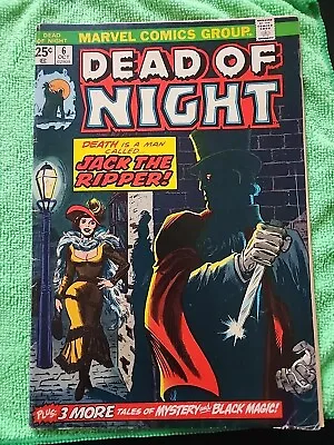 Dead Of Night 6 Marvel 1974 Jack The Ripper • $10