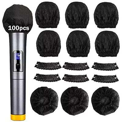 Microphone Covers Disposable 100pcs Mic Cover Disposable SUNPRO Mic Covers No... • $10.35