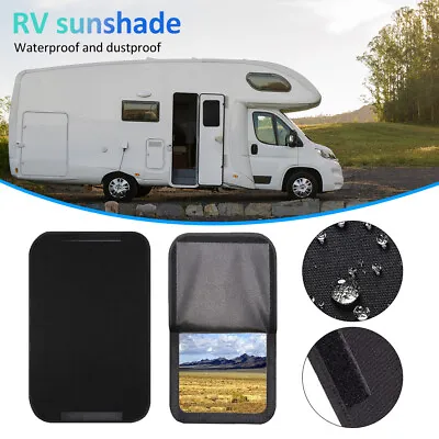 $18.59 • Buy 1/2PCS 16x25inch RV Door Window Shade Cover Car Sunshade Windshield Shower Cover
