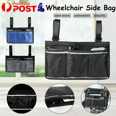 HOT SALE Organizer Wheelchair For Wallet Waterproof NEW Accessories Side Bag • $22.60