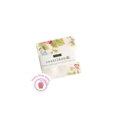 Moda SWEET LIBERTY B Riddle MINI-CHARM PACK 42- 2 1/2  Squares QUILT FABRIC • $4.95