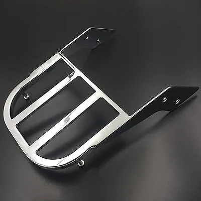 Motorcycle Chrome Sissy Bar Luggage Rack For Honda VTX 1300C 02-06 VTX180C 02-11 • $68.56