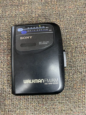$25 • Buy Sony Walkman WM-Fx101 AM/FM Radio And Cassette Tape Player  - Black Tested Works