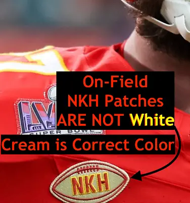 NKH Patch CORRECT CREAM VERSION Kansas City Chiefs Norma Hunt Memorial Patch • $15.95