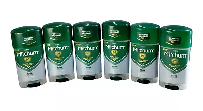 6x Mitchum Power Gel Anti-Perspirant Deodorant Unscented 2.25 Oz Each • $43.97