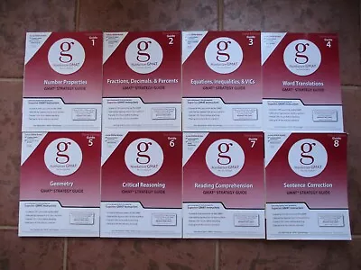 Manhattan Gmat 3rd Edition 1 - 8 Complete Set Graduate School Study Math English • $12