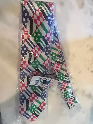 NWT Vineyard Vines Kentucky Derby Men’s Tie 100% Silk Colors Orig Pkg $95 • $29.99