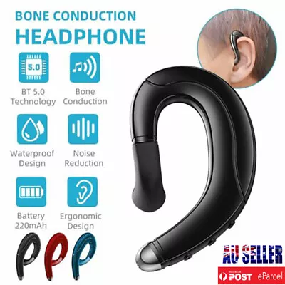 $13.67 • Buy Bluetooth 5.0 Bone Conduction Headphones Wireless Earphone Stereo Sport Headset