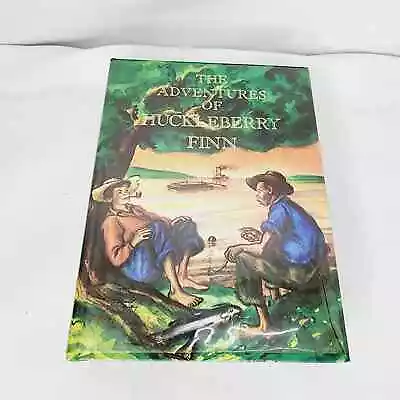 Vintage The Adventures Of Huckleberry Finn Illustrated Junior Library Ed 1978 • $15