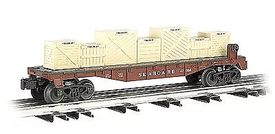 BACHMANN 47554:O Flatcar W/Crates SBD • $59.99