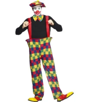 Mens Clown Costume With Hooped Trousers • £15.95