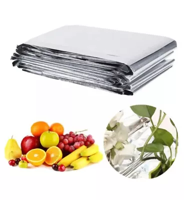 5 Pack - Sheet Of Mylar Wall Covering 82”x52  Hydroponic Grow Room - Grow USA • £19.29