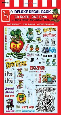 Ed Roth Rat Fink 1/25 Scale Decal Sheet By AMT 181AM66 • $14.99