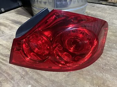 2007 To 2013 Infiniti G35 G37 Sedan Right Passenger Rh Tail Light Oem 1880M DG1 • $54