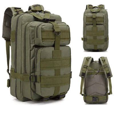 Military Camping Backpack Tactical Molle Travel Bag Outdoor Camping Hiking Men • $24.99