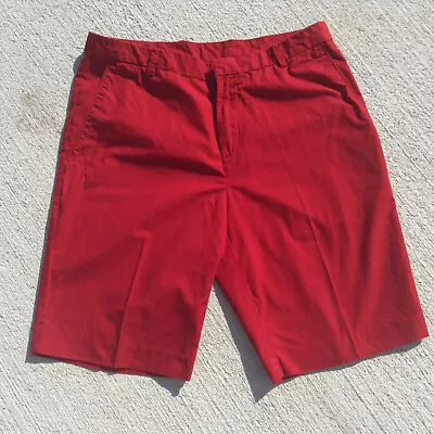 J. Ferrar Men's 9.5  Inseam - Size 30 - Red Shorts - 100% Cotton Lightweight  • $7.99