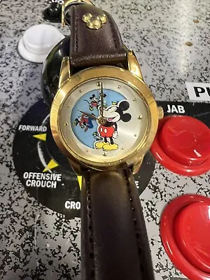 Disney Mickey & Friends Watch Rotating Dial 28mm NEW No Box & Needs Battery! • $67.15