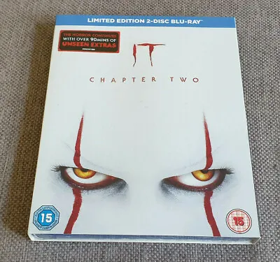Blu Ray IT Chapter Two Limited Edition 2 Disc Set With Sleeve • £5.95