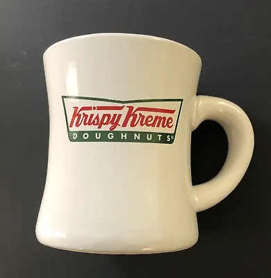 Krispy Kreme Donuts Vintage Heavy Thick Restaurant Ware Coffee Mug Cup Logo • $10.99