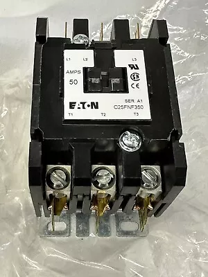 Eaton C25fnf350b Definite Purpose Contactor 3 Poles Coil 208/240v 50/60hz New! • $179