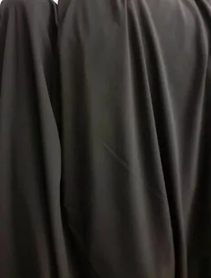 £6 • Buy Best Selling Jet Black Women Abaya Maxi Dress Material