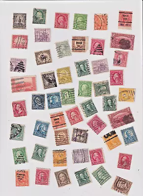 Lot Of 50 United States (US) Postage Stamps - Env.3 • $18.99