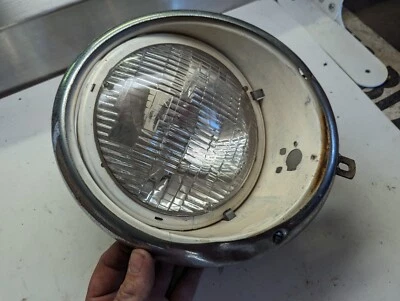 $49 • Buy Vintage VW 1952-66 6v Bulb White Housing Assy Volkswagen Beetle Bus Porsche OEM