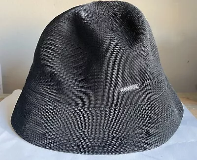 Kangol Vintage Black Bucket Hat Unisex Tropic Trilby M • £33.61