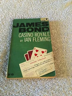 James Bond Casino Royale By Ian Fleming- Pan Paperback Book - 17th Printing 1964 • £4.99