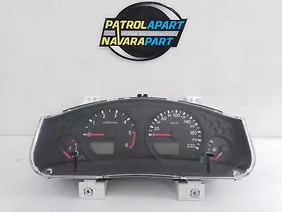 Nissan Navara D40 03/08-08/15 Instrument Cluster Manual Mnt 24820jr74a 9688 • $150