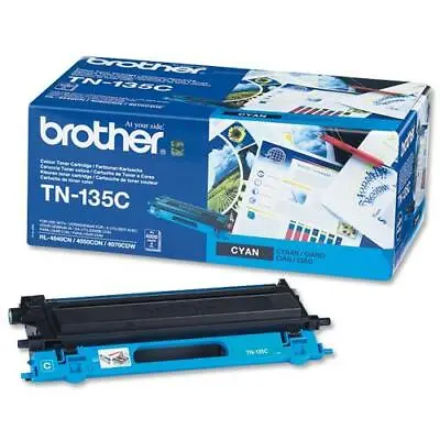£20.95 • Buy 🔥 Genuine Brother TN-135C Cyan Laser Toner - Sealed Box ( VAT Inc) 🔥