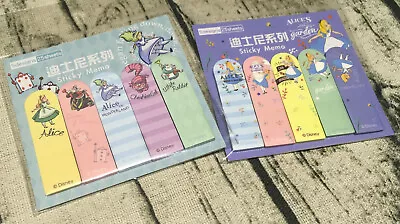 Disney Alice Wonderland Sticky Memo Notes Pad Cute Flag Bookmark Message Special • $3.56