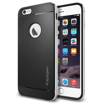 $34.60 • Buy Spigen Neo Hybrid Metal Case - To Suit IPhone 6 Plus - Satin Silver