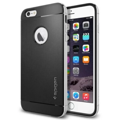 Spigen Neo Hybrid Metal Case - To Suit IPhone 6 Plus - Satin Silver • $34.60