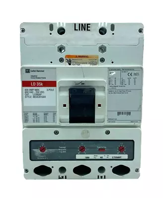 Cutler Hammer Ld3600f 3 Pole 600amp Molded Case Circuit Breaker 600v-250vdc • $1299