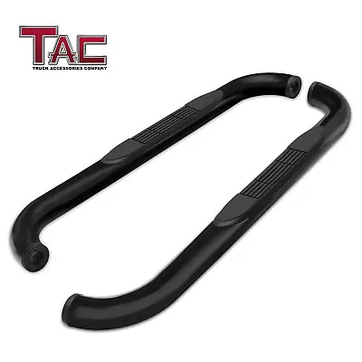 For 99-16 Ford F250/350/450/550 Super Duty Regular Cab 3  Side Step Bars Black • $154.99