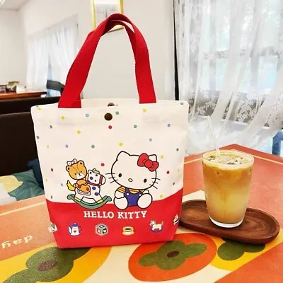 Hello Kitty Canvas Bag • $9.99