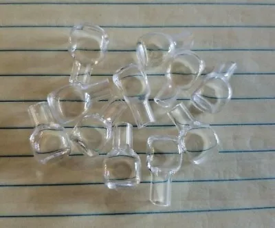 Lot Of 10 Round Square Glass Vials Potion Bottles.  • $5.75