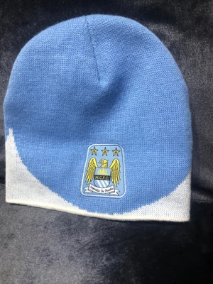 £19.99 • Buy Manchester City FC Official Football Club M.C.F.C Logo Beanie Hat *VGC*