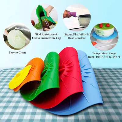 $3.07 • Buy Silicone Microwave Bowl Cover Cooking Pot Pan Lid Cover Reusable MultifunctionK1