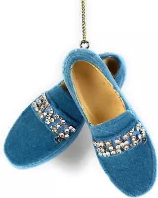 NEW - Kurt Adler Elvis Presley Blue Suede Shoes Ornament • $49