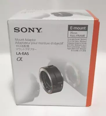 SONY LA-EA5 A-Mount To E-Mount Lens Mount Adapter Camera Full Frame APS-C Unused • $169.80