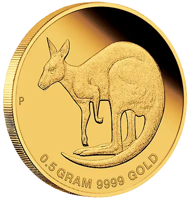 2021 Australia Mini Roo $2 0.5 Gram .9999 Pure Gold Proof Coin In Card Kangaroo • $76.99