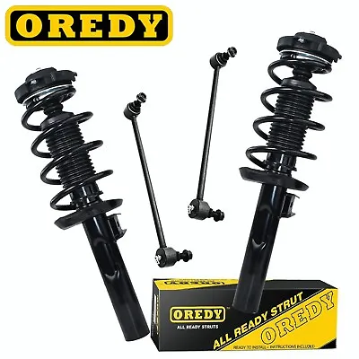 4PC Front Right Left Struts Sway Bar Links For Volkswagen Jetta Passat Golf Eos • $146.99