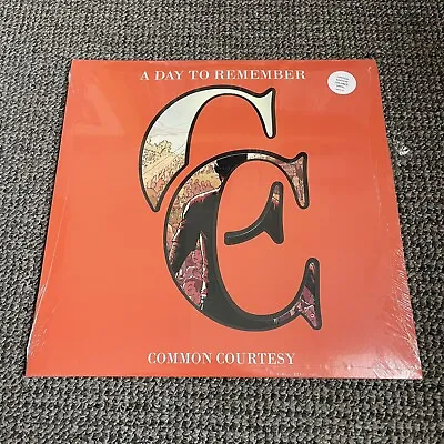 A Day To Remember - Common Courtesy Vinyl Record SEALED Clear W/ Splatter • $75.80