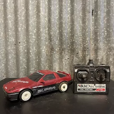 Vintage Nikko R/C Systems Toyota 3000GT Supra Radio Control Car 1/20 Scale 1984 • $83.13