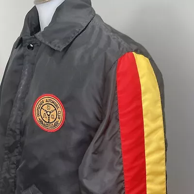 Deutscher Germany Automobile Car Club Mens XL Nylon Racing Jacket Vintage Canada • $58.87