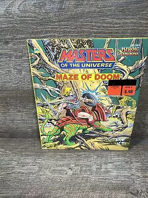 Masters Of The Universe Maze Of Doom Vintage Golden Book 1985 Motu He-man • $16.49