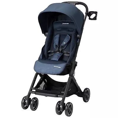 Maxi-Cosi Lara Lightweight Ultra Compact Stroller Blue NEW IN BOX **FAST SHIP** • $174